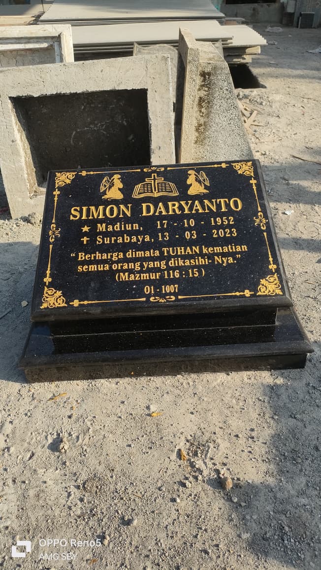 Produk Batu Nisan Full Granit Marmer Import