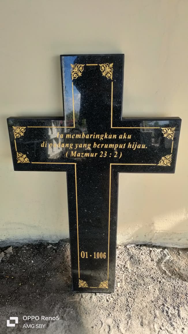 Produk Salib Makam Granit Marmer Import